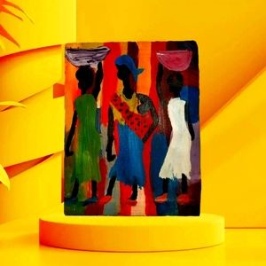 8.3×11.7 painting. Beautiful handmade. A rainbow of different colors.